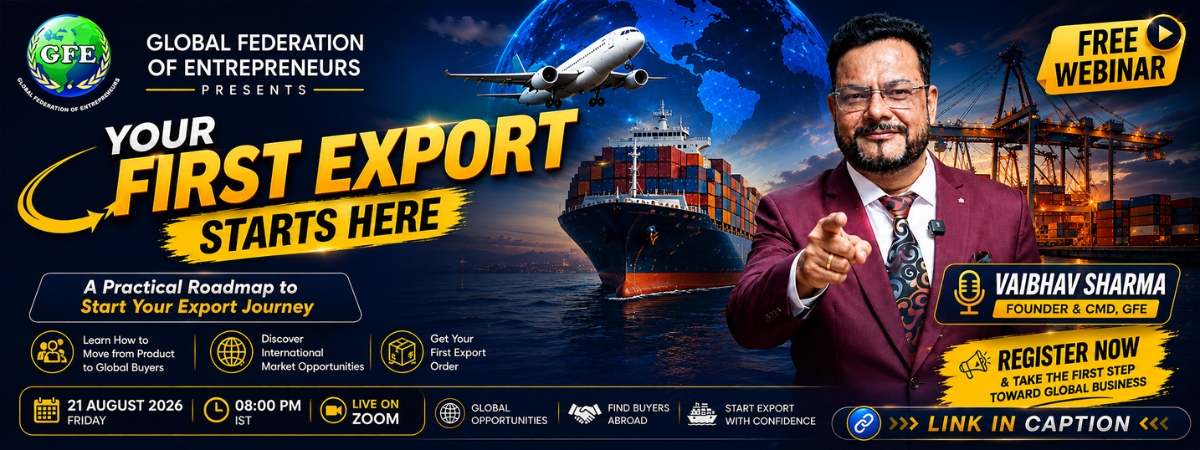 Your First Export Starts Here